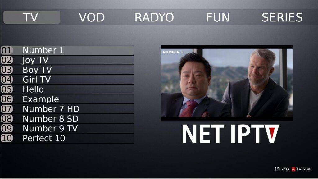 NET IPTV Abonnement 12 Mois